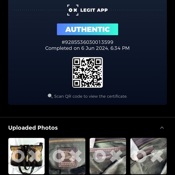 BURBERRY Multicolor Canvas Quilted House Check Manor Tote Bag Made in Italy - Picture 3 of 17